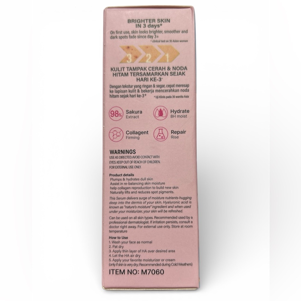 Miss Vanessa Sakura Glow Serum / Hydration/ Bright Complete - Picture 2 of 2